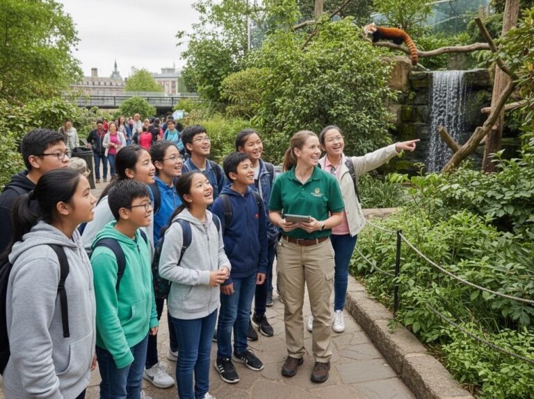 Guided Tour in ZSL London Zoo for A Species Diversity Study Tour